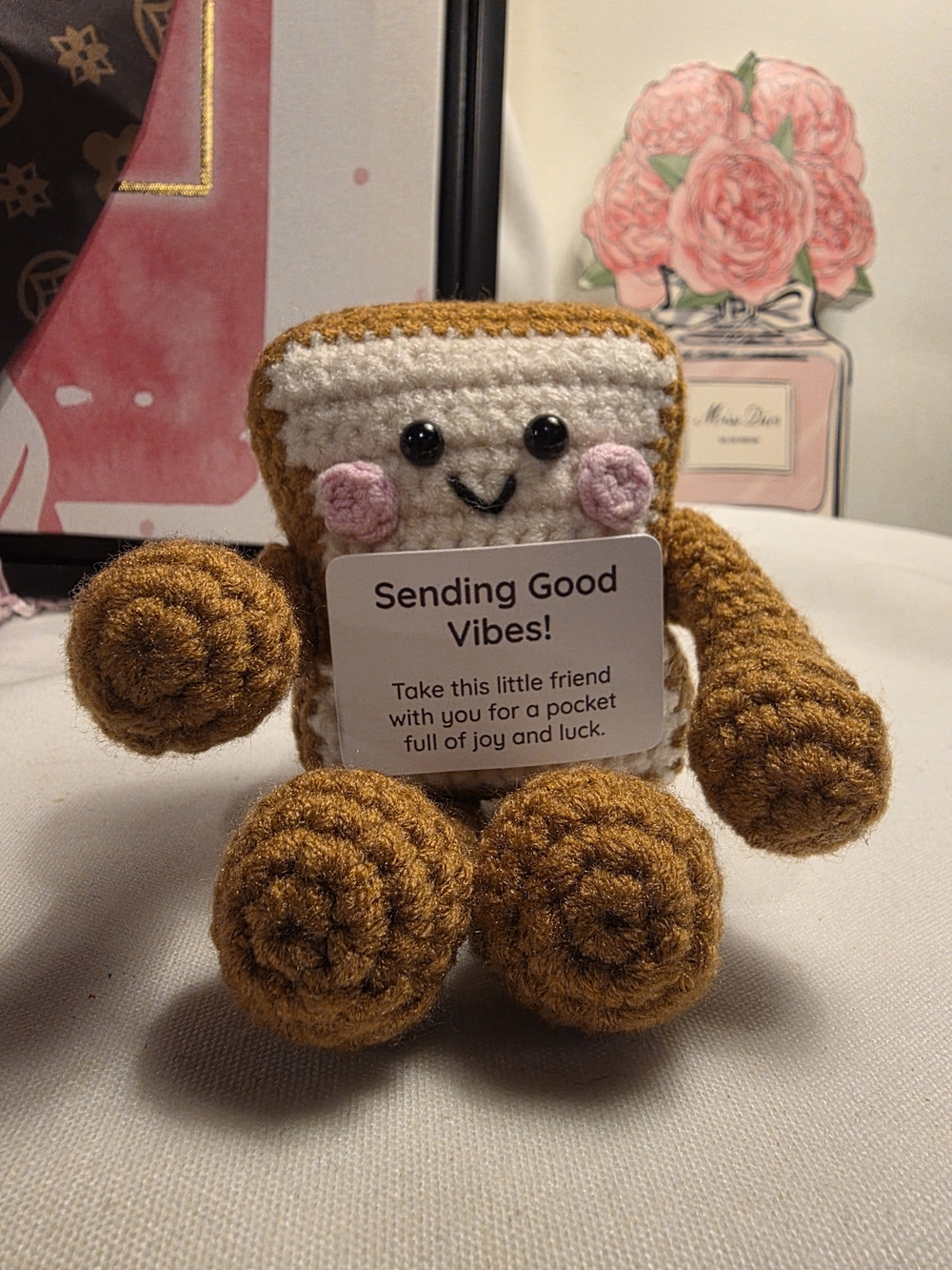 Postive Crochet TOAST - Sending Good Vibes